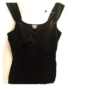 Ann Taylor black work tank top